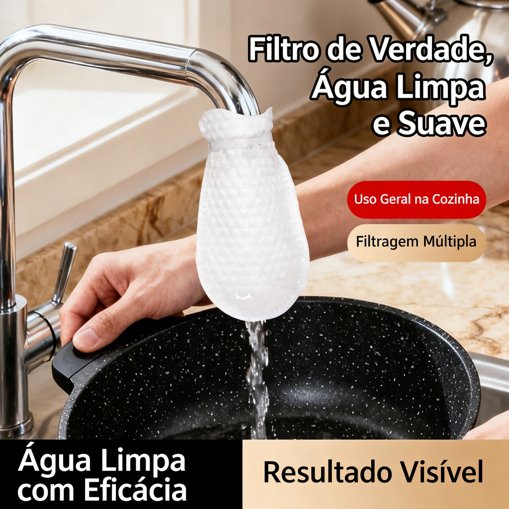 20 unidades de filtro de algodão para torneiras, ideal para água limpa