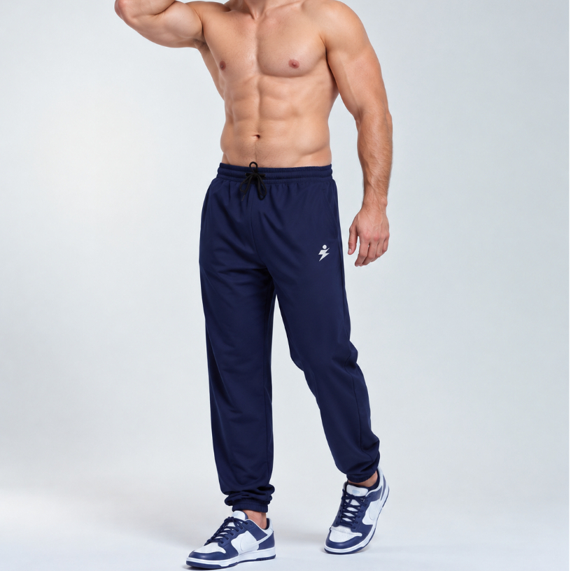 Calça Jogger Masculina Fitness Esportiva Tactel/Elastano Dia a Dia Corrida Treino Academia