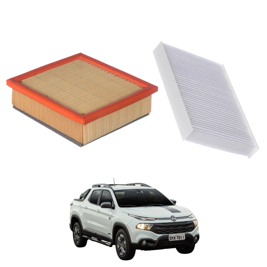 kit filtros fiat toro gasolina e diesel ate 2020 AL3007 / CES7719