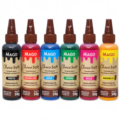 Corante Choco Soft Para Chocolate e Cobertura 50g Mago