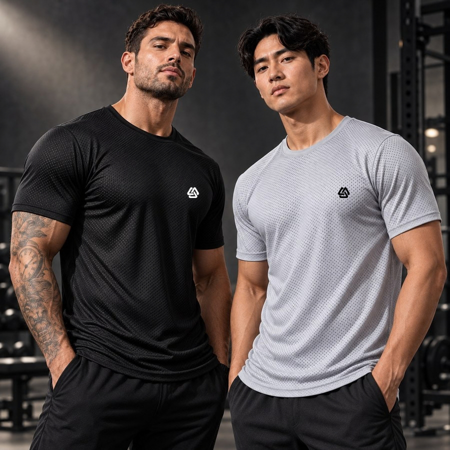 Kit 2 Camiseta Altrix Original Dry Fit Masculina M ao G1 Respirável Confortável  Treinos Academia Esportes