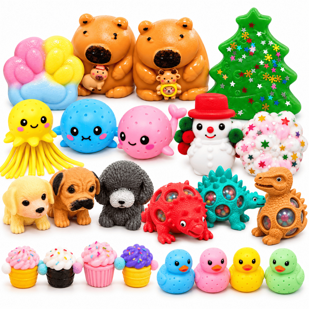 Squishy Divertidos Taba Alívio Estresse Apertar Anti estress Diversos Fofos Brinquedo Variados