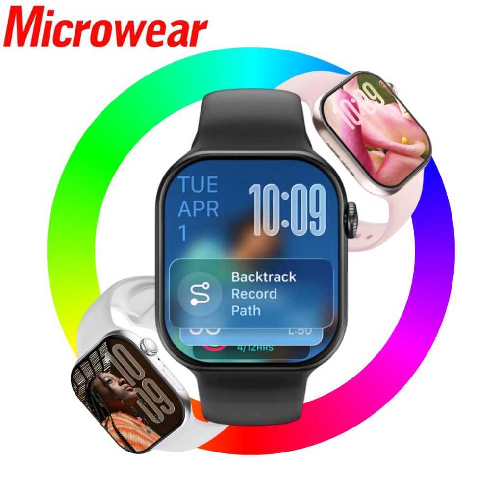 Relógio Smartwatch W12 Pro Series 12 Microwear Super Amoled Imagem Voz Chamadas Envio Imediato Black Friday