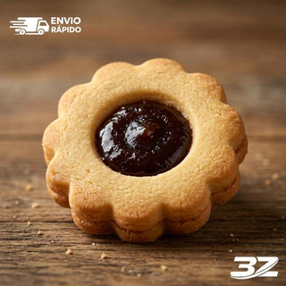 Kit 2 Cortadores para Biscoito Recheado - 4cm - Cortador de Biscoitos Confeitaria Cookie