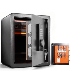 YESOP Cofre Eletronico Biometrico Digital Grande 45x38x31cm Para Casa Escritorio Com Chave