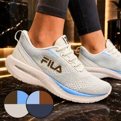 Tenis feminino Fila Rise Up Esportivo Corrida Treino Caminhada Leve Resistente Confortável - Original