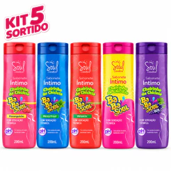 Kit 5 Sabonetes Íntimos Soul Cosméticos BaBa Soul 200ml – Cheirinho de Chiclete