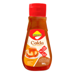 Calda Sabor Caramelo, Sem Glúten, Zero Adição De Açúcares, Sabor Autêntico, Rica em fibra, Diet 180g
