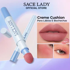 Cushion Labial Creme em Pó SACE LADY acabamento mate longa duração