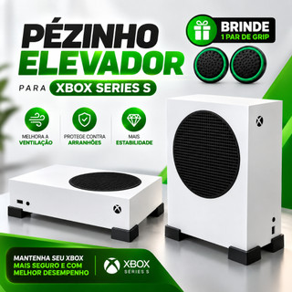 Suporte Para Xbox One S Series S Pezinho Melhor Ventilação + Grip