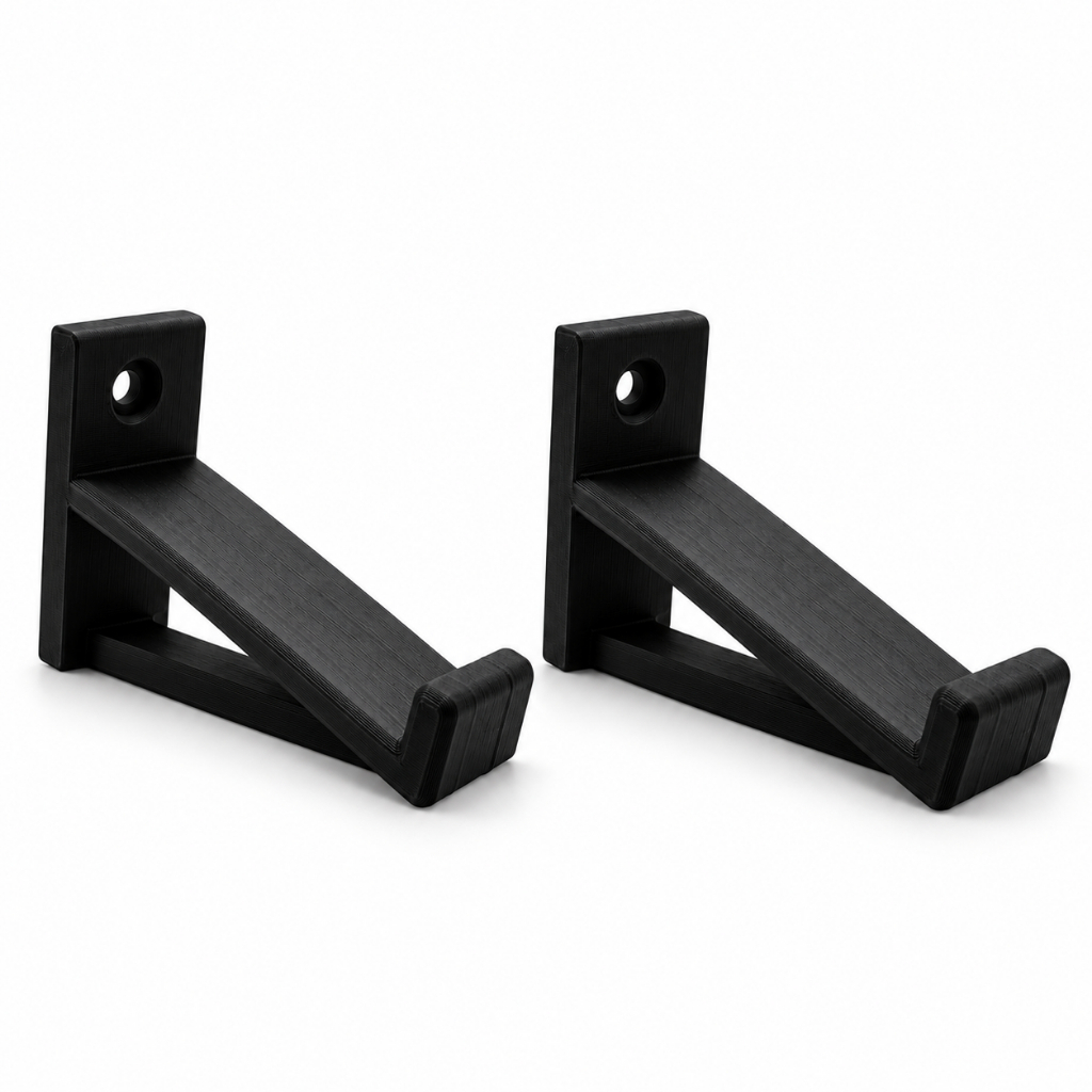 Suporte para Soundbar Universal de Parede Moderno Preto e Branco