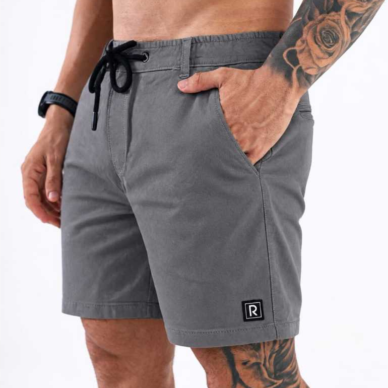 Bermuda Masculina Estilo Mauricinho Com lycra Sarja Colorida Elástico Cós - Revesst Jeans.
