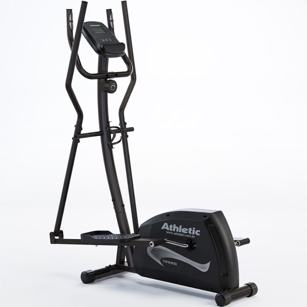 Elíptico Athletic Training 8 Níveis Magnéticos Suporta 140kg Silencioso e sem Impacto para Sua Casa