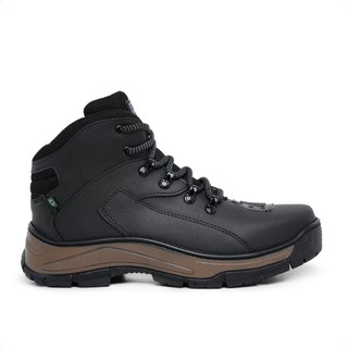Bota Masculina Adventure Coturno Masculino Solado Costurado Motociclista Detalhe Refletivo