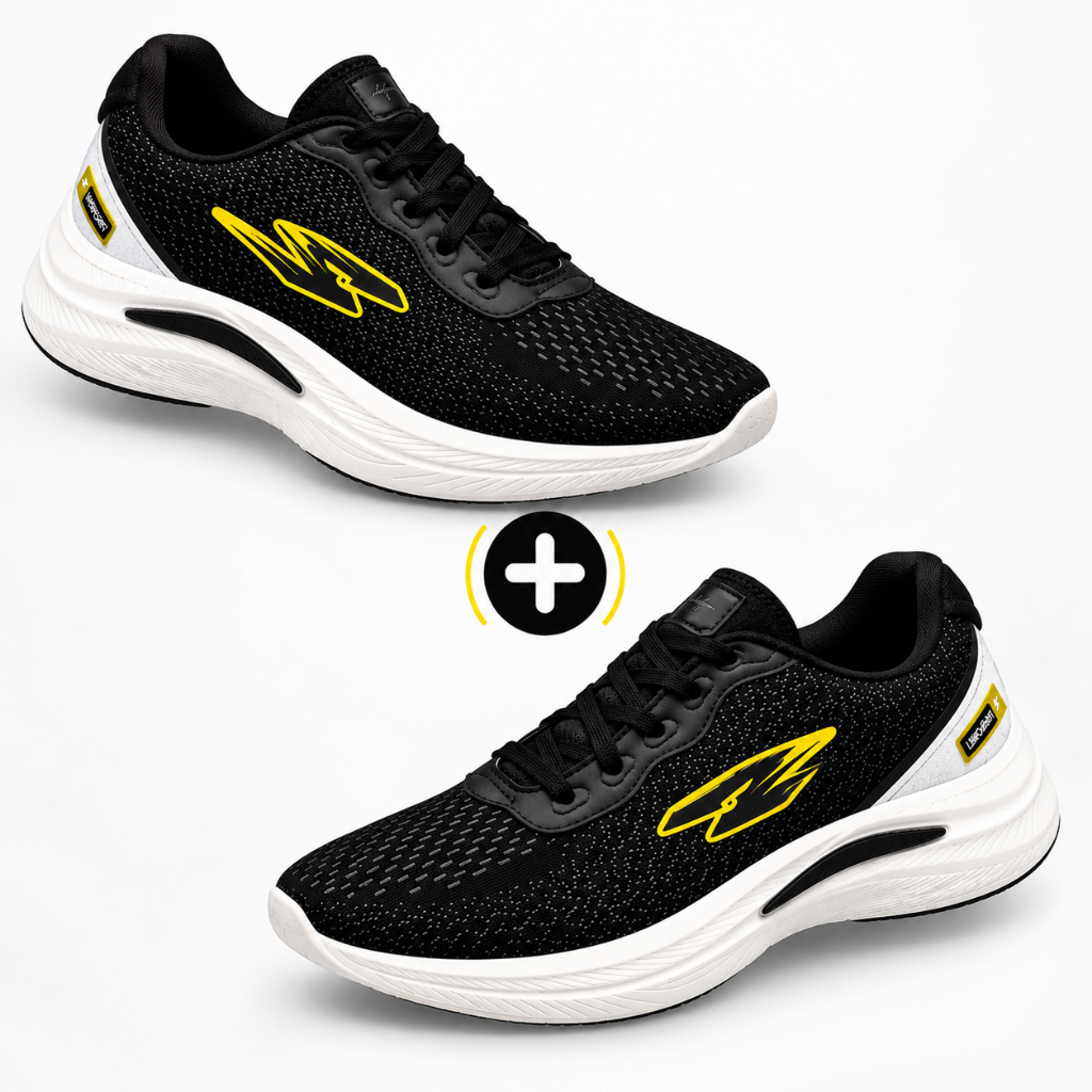 Kit Tenis Academia Feminino Caminhada Leve Confortavel Respirável 2 Pares Envio Imediato