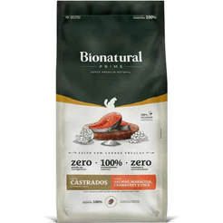 Ração Bionatural Gato Castrado Salmão 7,5 kg