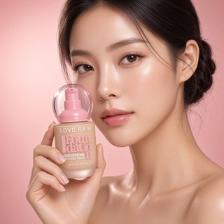 Base Líquida Love Rain Matte Longa Duração Textura Premium 50 ML Nova Embalagem