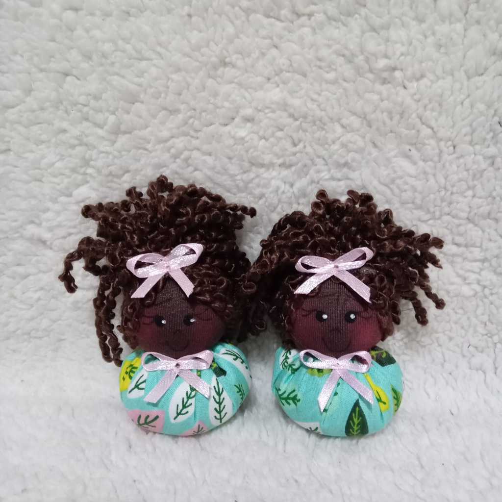 Mini Boneca de pano sachê 6 cm