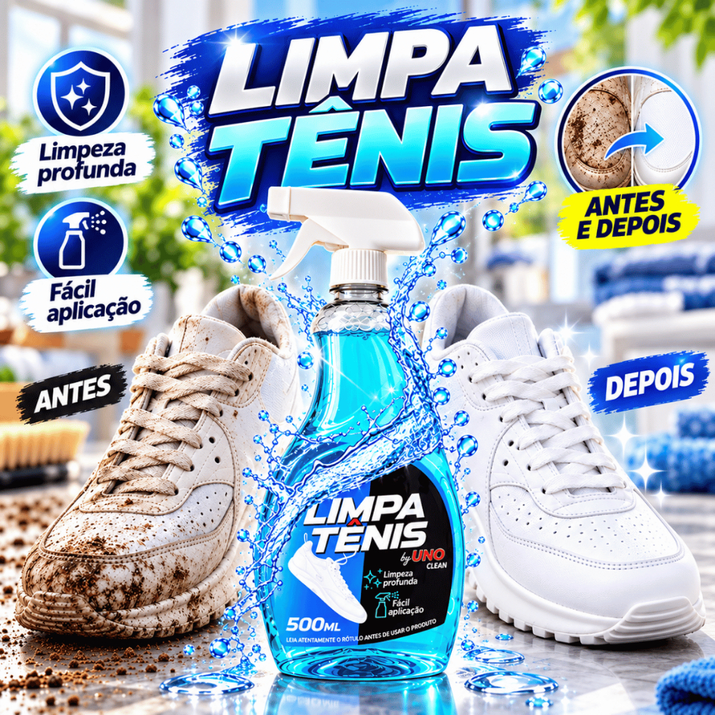 Spray Limpa Tenis Provita Limpeza Profunda Tira Encardido Manchas Branco de Novo Couro Tecido