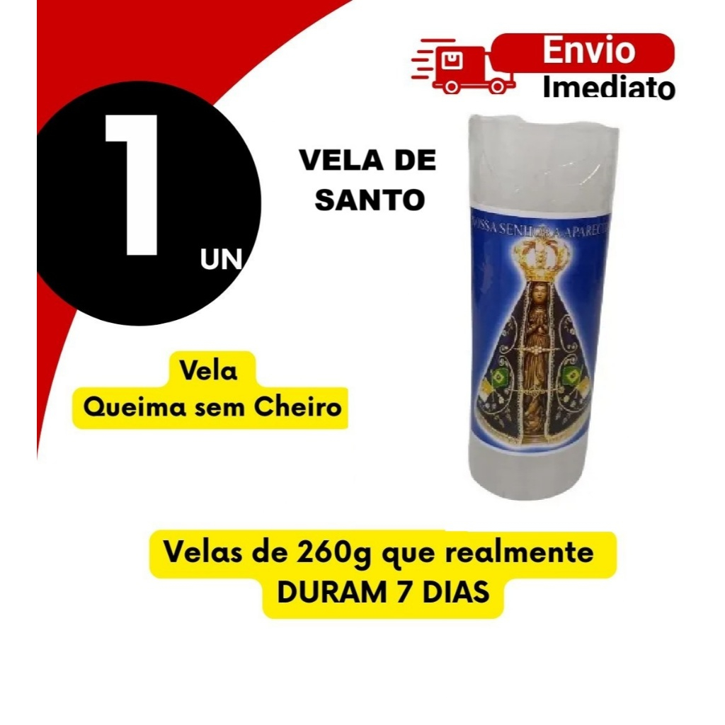 Vela De 7 Dias 260G Nossa Senhora Da Aparecida