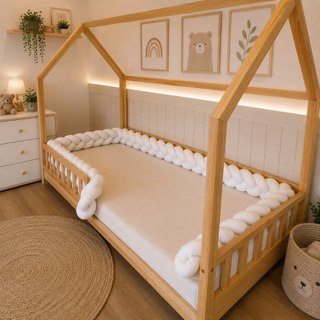 Trança para Lateral De Berço Avulsa 6,5/7,5 Metros Para Camas De Solteiro/Mini/Montessoriano/ Casal