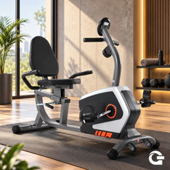 Bicicleta Ergométrica Horizontal Gallant Elite Magnética Até 120kg (GBEV1HMGA-CZ)