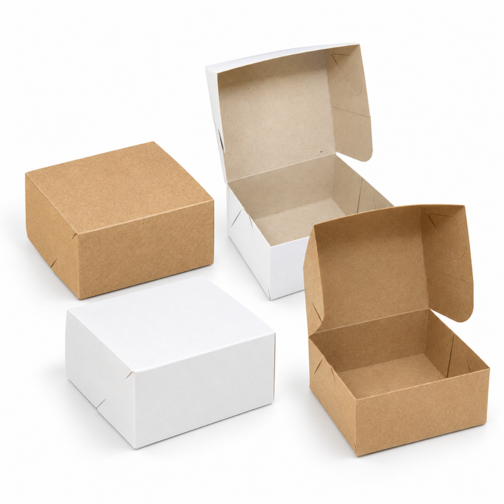 50 Caixas de Papel 11x11x6 Presente Doces Lembrancinhas Artesanatos
