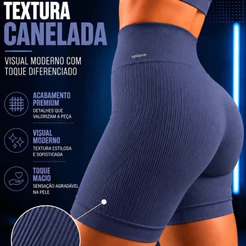 Short Selene Fitness Original Short Academia Canelado Feminino Short Esportivo Selene Sem Costura