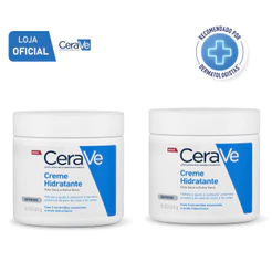 Kit CeraVe Creme Hidratante Corporal 2x 454g para Pele Seca a Extra Seca