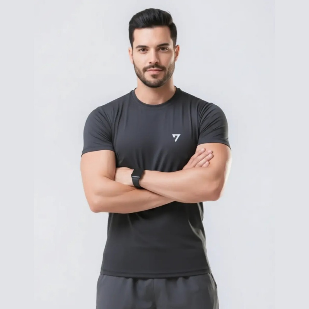 Camiseta Dry Fit Masculino Camisa Dry Fit Camiseta UV Masculino Camisa Academia Manga Curta Slim