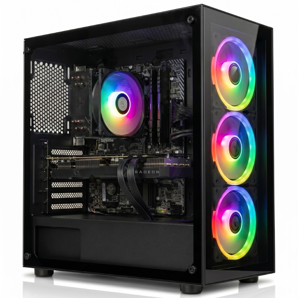 PC Gamer BluePC RUSH - Intel Core i7 16GB RAM Radeon RX 550 4GB SSD 512GB - PGBP-RUS1003