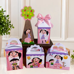Kit caixinhas personalizadas Show da Luna Rosa / lembrancinha de festa infantil /PEGUE E MONTE