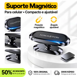 Suporte Celular Carro Magnético CJ-51 Suporte Veicular Universal 360° Suporte Para Celular Veicular