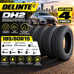 Kit 4 Pneu 185/60r15 84h Dh2 Delinte Aro R15