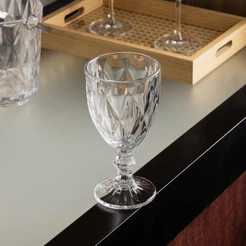 Taça para Água Lyor Diamond 320ml Vidro