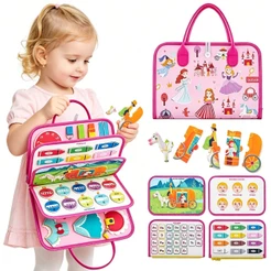 Brinquedo Maleta De Atividades Motora Sensorial Educativo Montessori