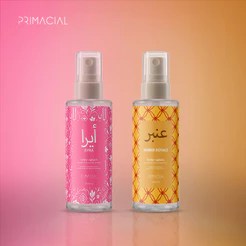 Kit 2 Body Splash Árabe Ayra+ Amber Royale 100ml By Primacial - Perfume Oriental