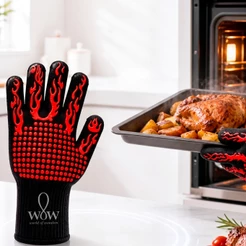 Luva Térmica Para Churrasco Suporta 350° Forno Churrasco
