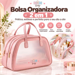 Necessaire Feminino Cosmético De Couro PU De Grande Capacidade Em Alto Qualidade - T12