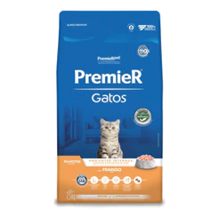Ração Premier Gatos Filhotes Ambientes Internos Frango 7,5kg