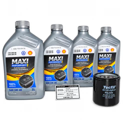 Kit Troca de Óleo 5w40 VW Original Sintético 4 Litros + Filtro Óleo Golf TSI 1.0 1.4 1.5 1.6