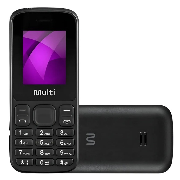 Celular para Idoso Multi Up 4G P9139 Simples com Teclado Numérico Grande Rádio FM e Lanterna – Preto