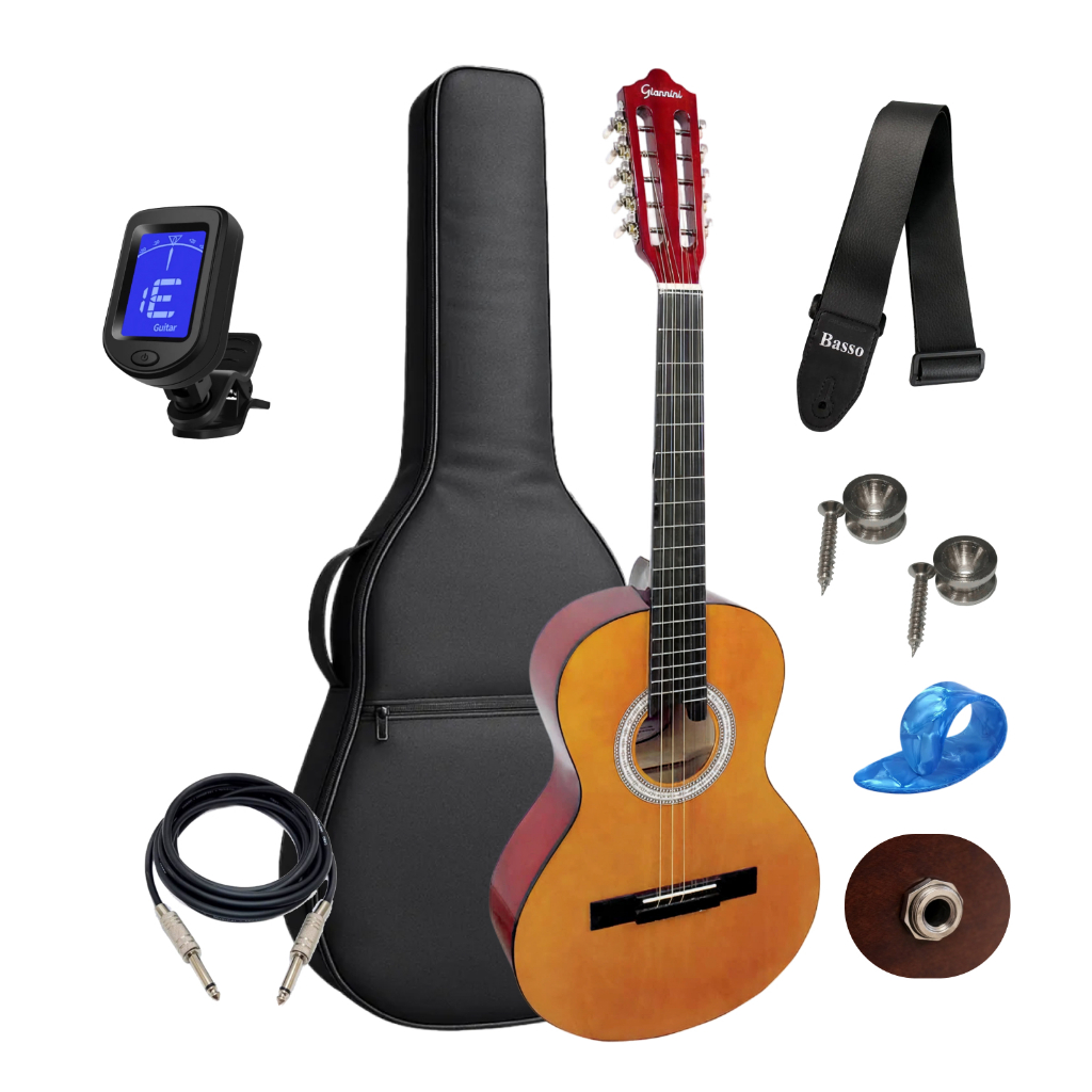 Kit Viola Eletrica Giannini Vs14 Natural Captador Acessorios em Oferta na Shopee