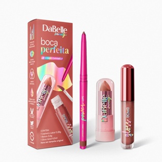 Lip Combo Boca Perfeita DaBelle Beauty em Oferta na Shopee
