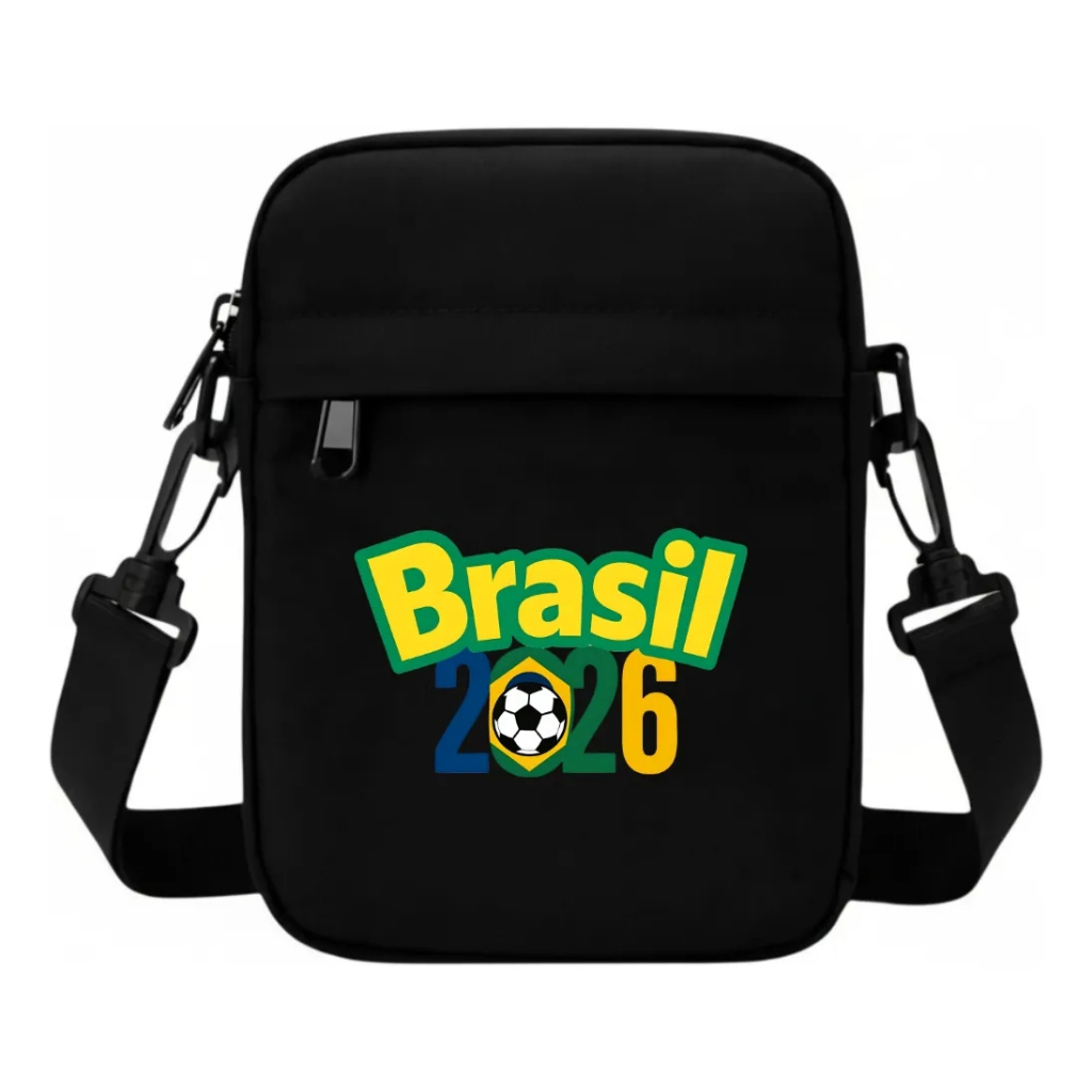 Bolsa Brasil Copa Do Mundo Transversal Shoulder Bag Pochete