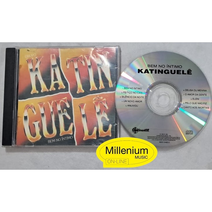 CD Grupo Katinguelê  Bem No Íntimo 1992 Original Gravadora Colecioandor Ótimo Estado