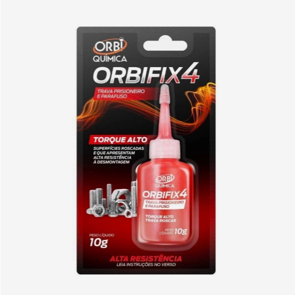 ORBIFIX4 Trava Parafuso Rosca Prisioneiro Torque Alto Orbi Química