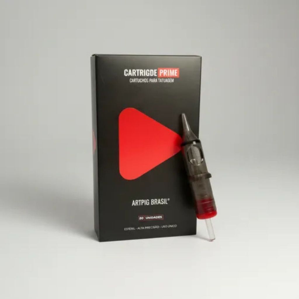 Cartucho Prime Artpig com estrutura firme que reduz vibração e aumenta a estabilidade 5 undis