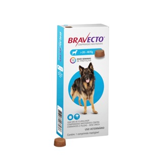 BRAVECTO 20 A 40Kg - Antipulgas e carrapatos para cães - ENVIO IMEDIATO em Oferta na Shopee