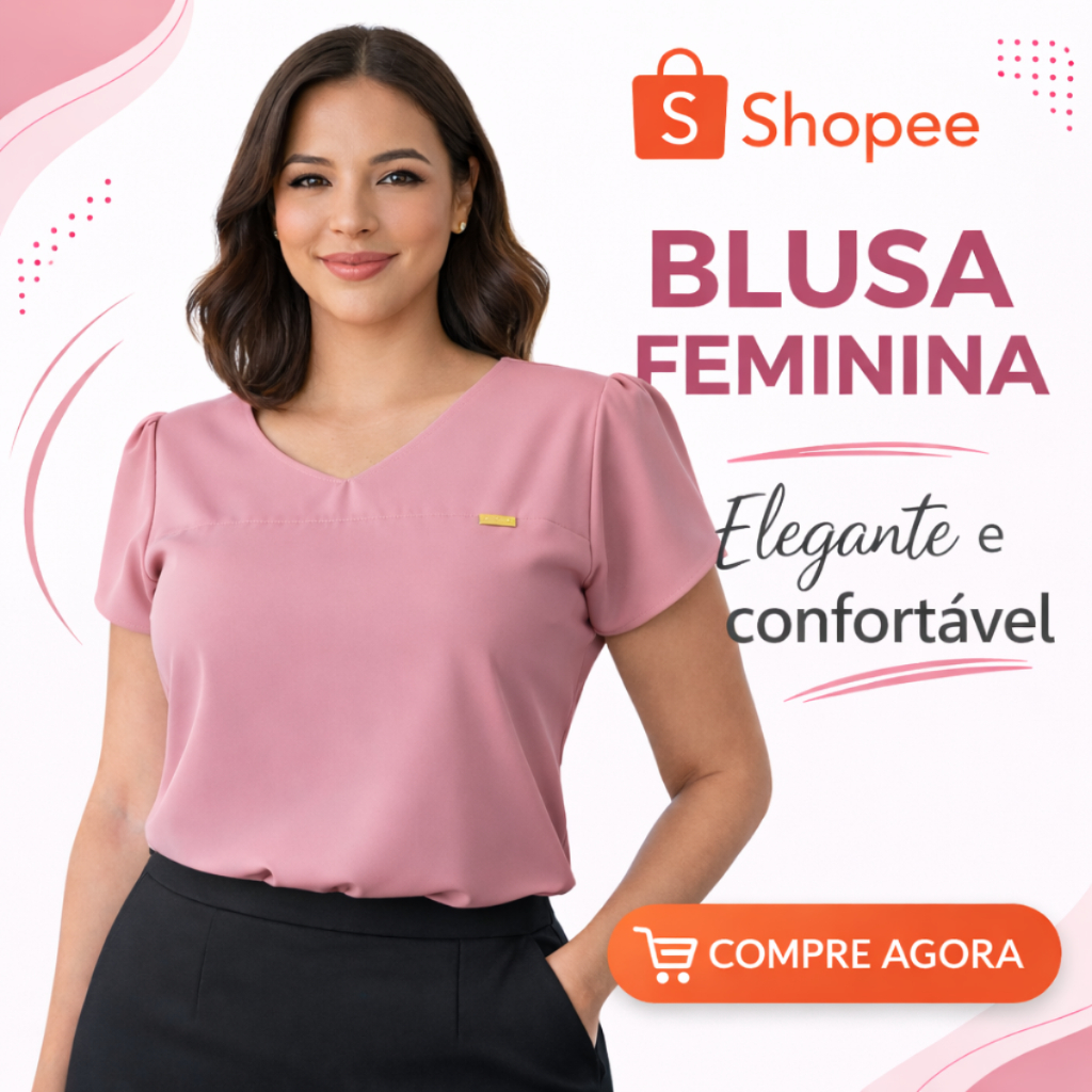 Blusa Feminina Casual Elegante com Caimento Leve e Confortável